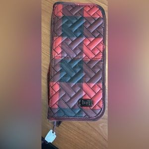 LUG SLEEPER In BUFFALO CHECK RED. NWOT brush case